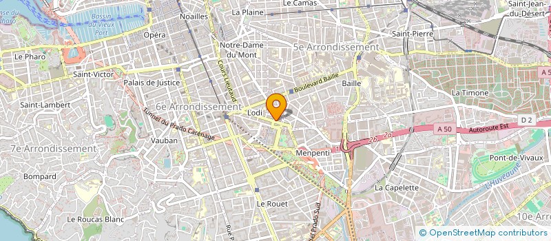 localisation de l'entreprise COLOM GENISSON à MARSEILLE