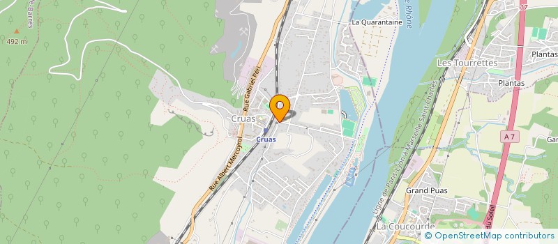 localisation de l'entreprise COLOMB BOUTEILLE  CRUAS