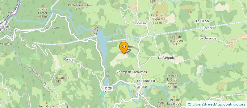 localisation de l'entreprise COLOMB-DELSUC  SOUSCEYRAC-EN-QUERCY
