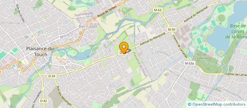 localisation de l'entreprise COLOMB'IMMO  PLAISANCE DU TOUCH