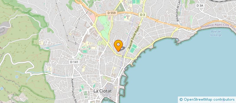 localisation de l'entreprise COLOMB SA à LA CIOTAT