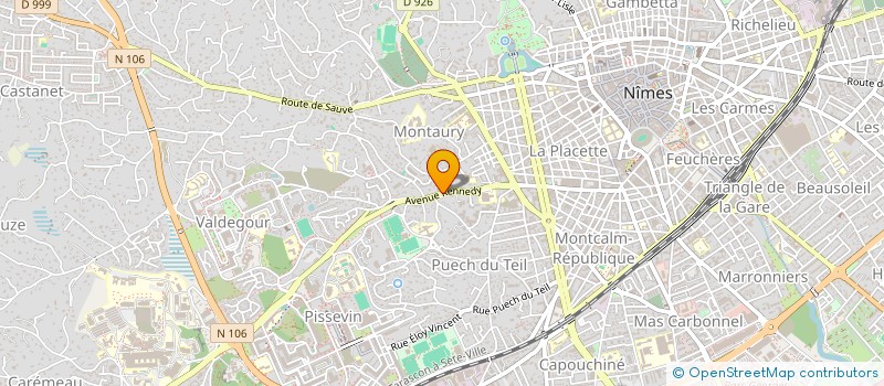 localisation de l'entreprise COLOMB & SCHELL  BOUILLARGUES