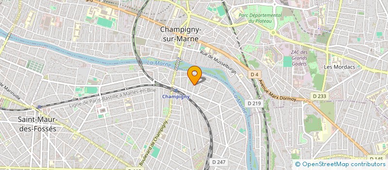 localisation de l'entreprise COLOMBA à SAINT-MAUR-DES-FOSSES