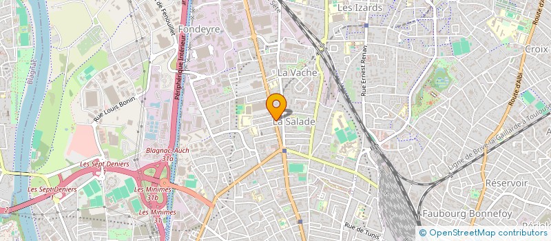 localisation de l'entreprise COLOMBA SAINT OMER TRANSACTIONS à TOULOUSE