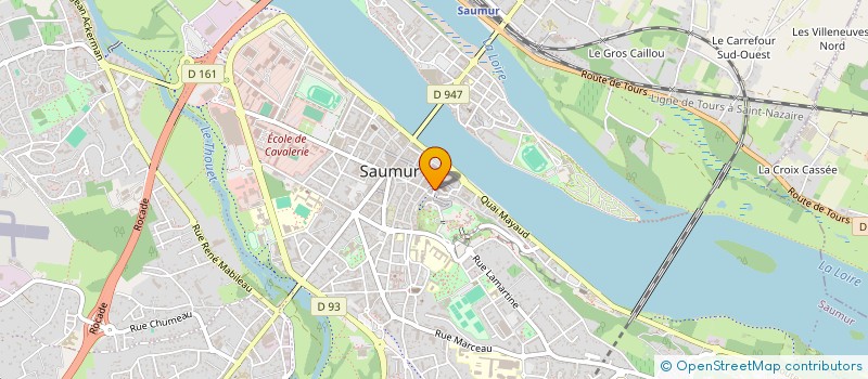 localisation de l'entreprise COLOMBAGE  SAUMUR