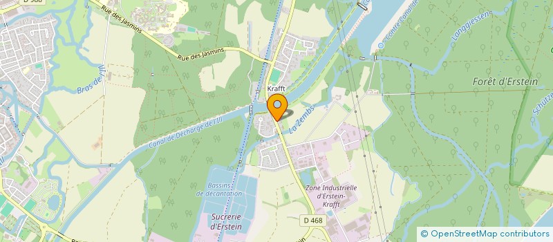 localisation de l'entreprise COLOMBAGE ET CO  ERSTEIN