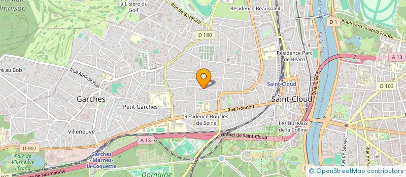 localisation de l'entreprise COLOMBAGE SOLIDARITE à SAINT-CLOUD