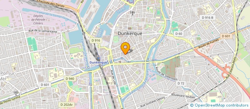 localisation de l'entreprise COLOMBANI-LESTOILLE à DUNKERQUE
