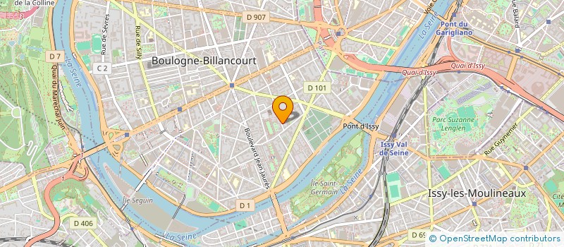 localisation de l'entreprise COLOMBANY à BOULOGNE BILLANCOURT