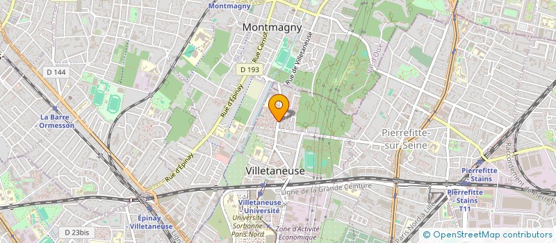 localisation de l'entreprise COLOMBE  VILLETANEUSE