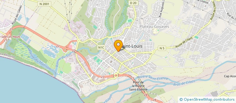 localisation de l'entreprise COLOMBE  SAINT-LOUIS