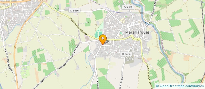 localisation de l'entreprise COLOMBE  MARSILLARGUES