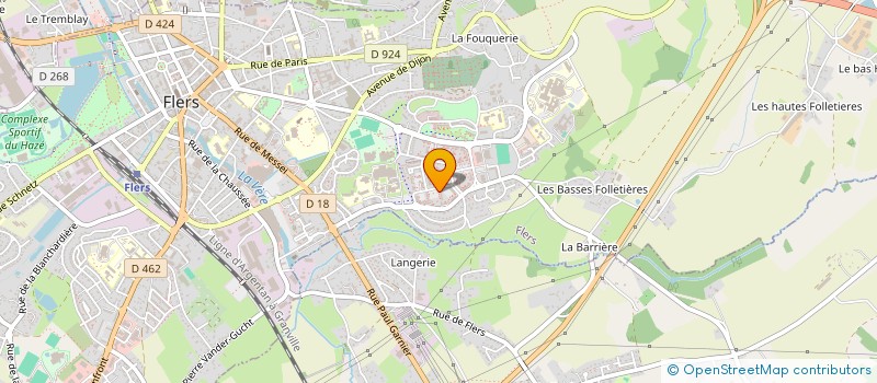 localisation de l'entreprise COLOMBE à FLERS