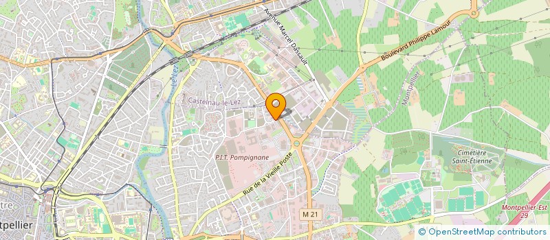 localisation de l'entreprise COLOMBE à MONTPELLIER