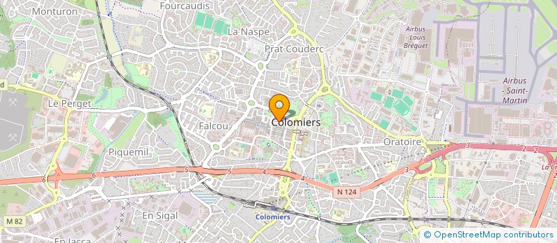 localisation de l'entreprise COLOMBE ASSURANCES à COLOMIERS