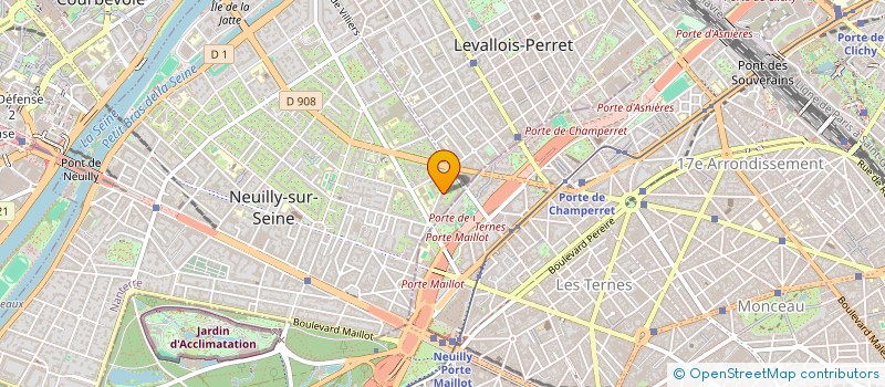 localisation de l'entreprise COLOMBE II à NEUILLY-SUR-SEINE