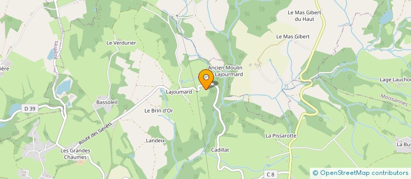 localisation de l'entreprise COLOMBEAU  SAINT-LEONARD-DE-NOBLAT