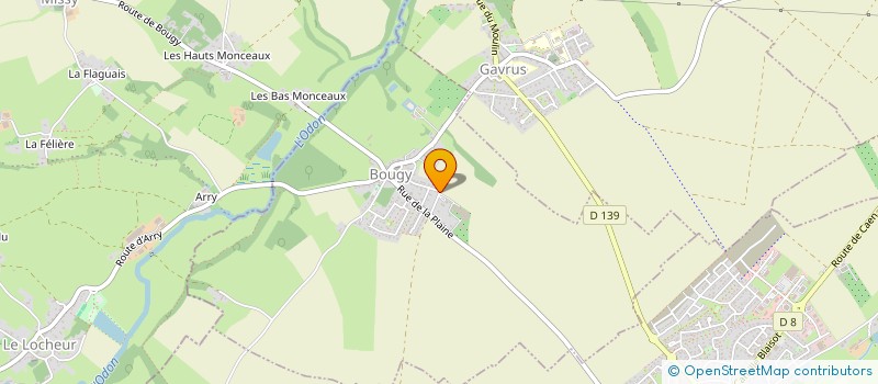 localisation de l'entreprise COLOMBEL FREDERIC BATIMENT  TOURVILLE-SUR-ODON