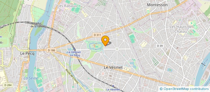 localisation de l'entreprise COLOMBES 64 VICTOR HUGO  LE VESINET