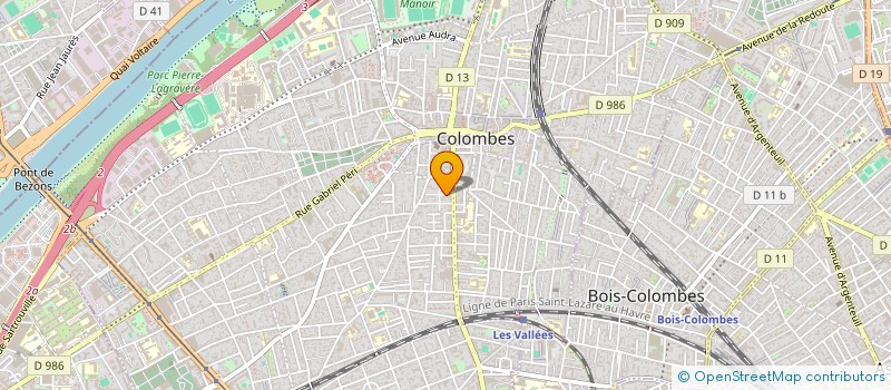 localisation de l'entreprise COLOMBES  COLOMBES