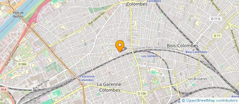 localisation de l'entreprise COLOMBES BATIMENT CONSTRUCTION COBACO à COLOMBES