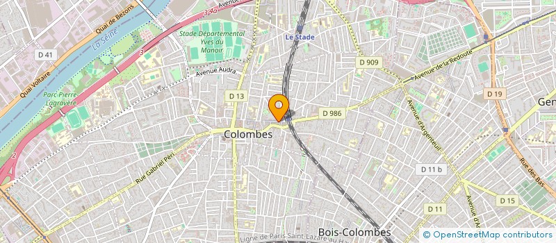 localisation de l'entreprise COLOMBES DISTRIBUTION à COLOMBES