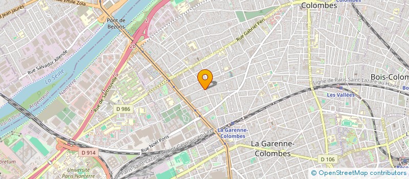localisation de l'entreprise COLOMBES LMNP  COLOMBES