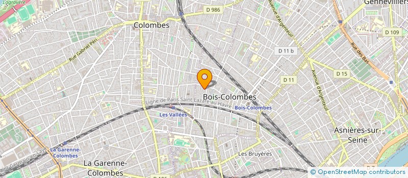 localisation de l'entreprise COLOMBES SAINT JOURS à BOIS-COLOMBES