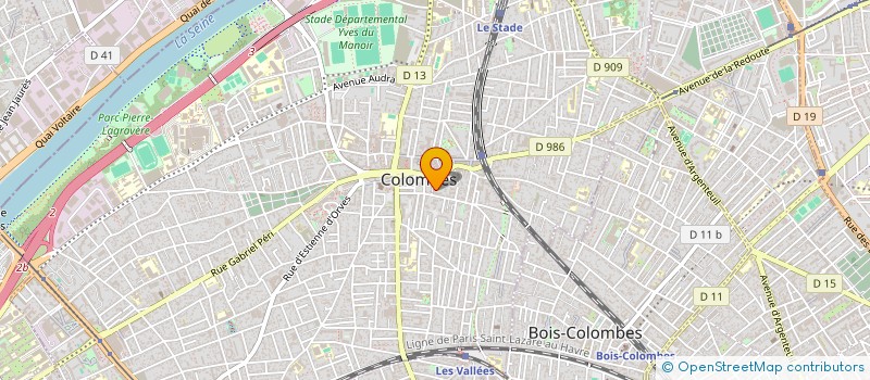 localisation de l'entreprise COLOMBES TOURISME à COLOMBES