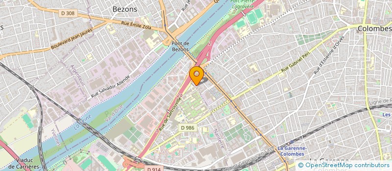 localisation de l'entreprise COLOMBES VIANDES DISTRIBUTION  COLOMBES