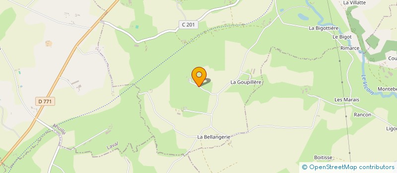 localisation de l'entreprise COLOMBETTIMO  MONTIGNE-LE-BRILLANT