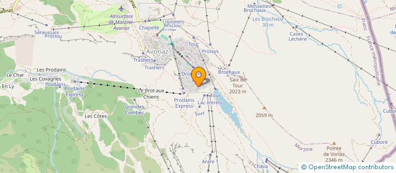 localisation de l'entreprise COLOMBEY/LUCIA  MORZINE