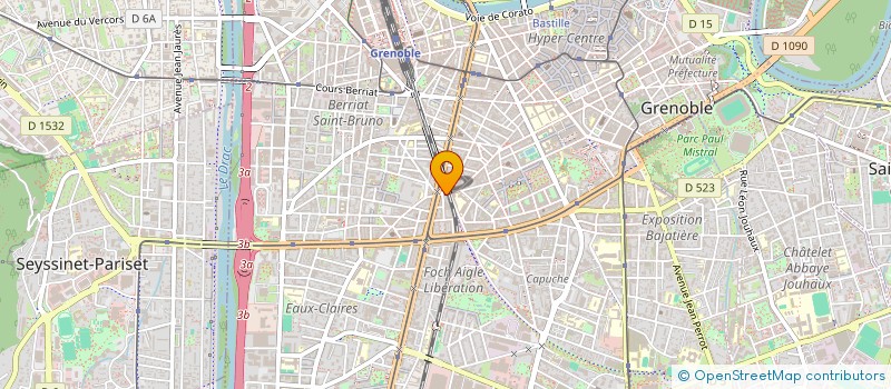 localisation de l'entreprise COLOMBIAN COFFEE  GRENOBLE