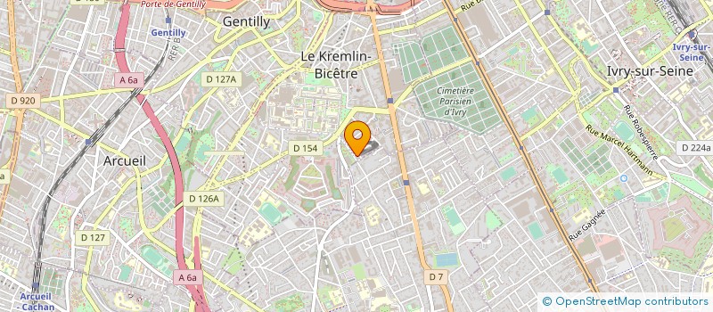 localisation de l'entreprise COLOMBIANA COSMETIQUE  LE KREMLIN-BICETRE