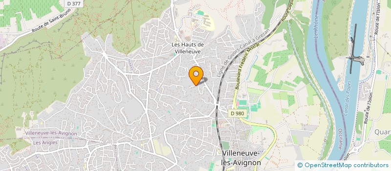 localisation de l'entreprise COLOMBIAROMA  VILLENEUVE-LES-AVIGNON