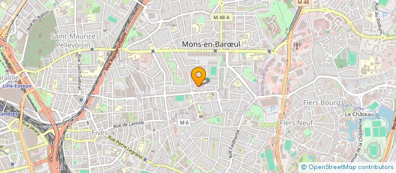 localisation de l'entreprise COLOMBIE EN NORD  MONS-EN-BARUL