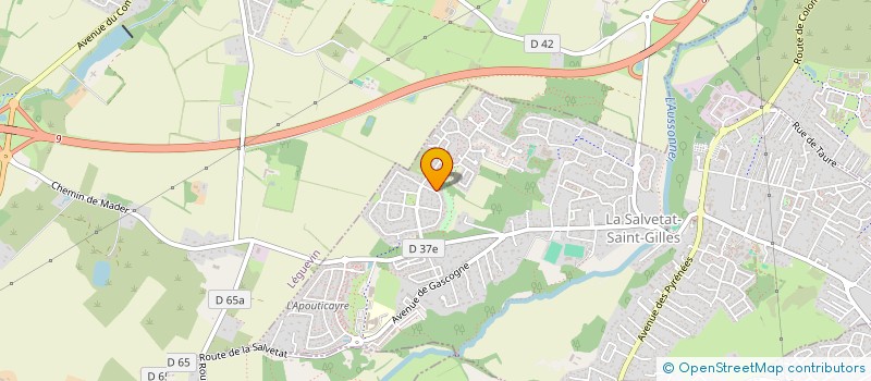localisation de l'entreprise COLOMBIER  LA SALVETAT-SAINT-GILLES