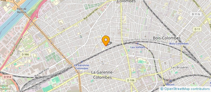 localisation de l'entreprise COLOMBIER BERNARD à COLOMBES