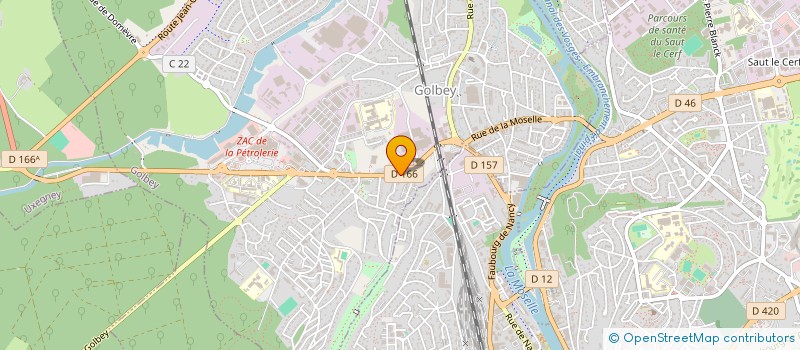 localisation de l'entreprise COLOMBIER BOUCHERIE  GOLBEY