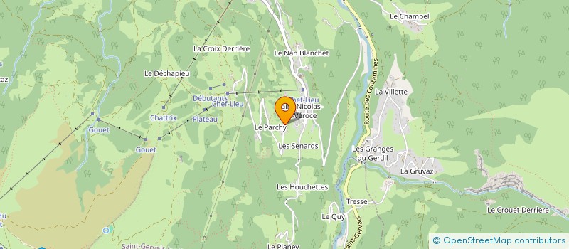 localisation de l'entreprise COLOMBIER & CIE  SAINT-GERVAIS-LES-BAINS