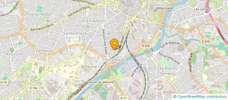 localisation de l'entreprise COLOMBIER LEDUC à LIMOGES