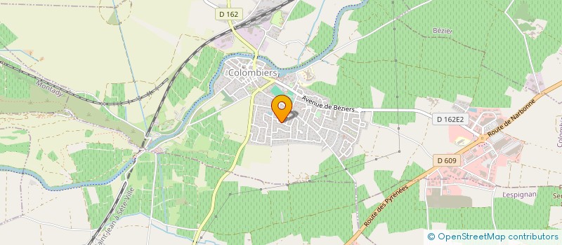 localisation de l'entreprise COLOMBIERS RUN AVENTURES  COLOMBIERS