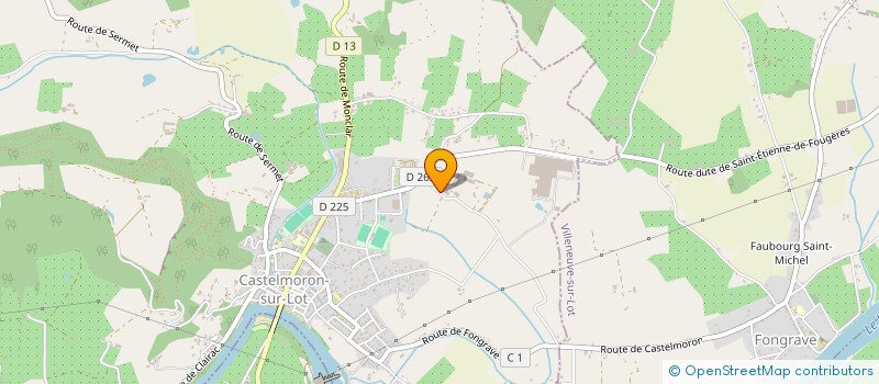 localisation de l'entreprise COLOMBINE à CASTELMORON-SUR-LOT