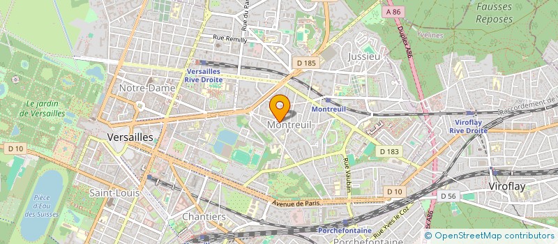 localisation de l'entreprise COLOMBO  VERSAILLES