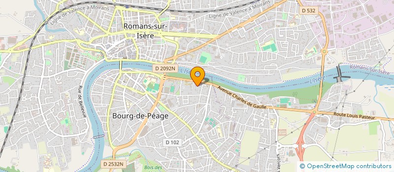 localisation de l'entreprise COLOMBO  BOURG-DE-PEAGE