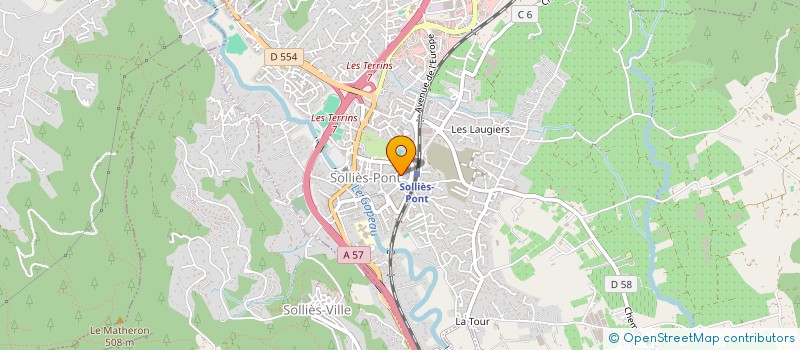 localisation de l'entreprise COLOMBO  SOLLIES-PONT