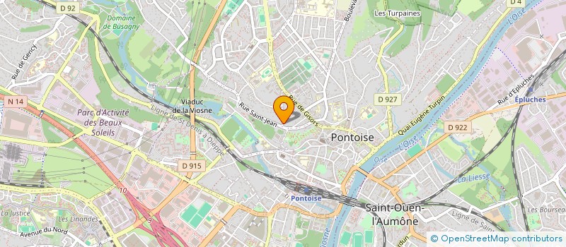 localisation de l'entreprise COLOMBO  PONTOISE