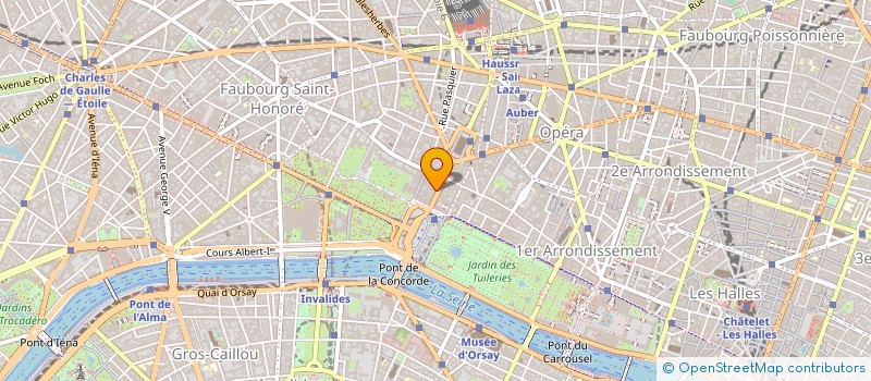 localisation de l'entreprise COLOMBO BALIGAN ET MICHENAUD  PARIS