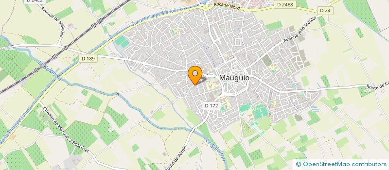 localisation de l'entreprise COLOMBO JACQUES ET COLOMBO MARIE ELISABETH  MAUGUIO