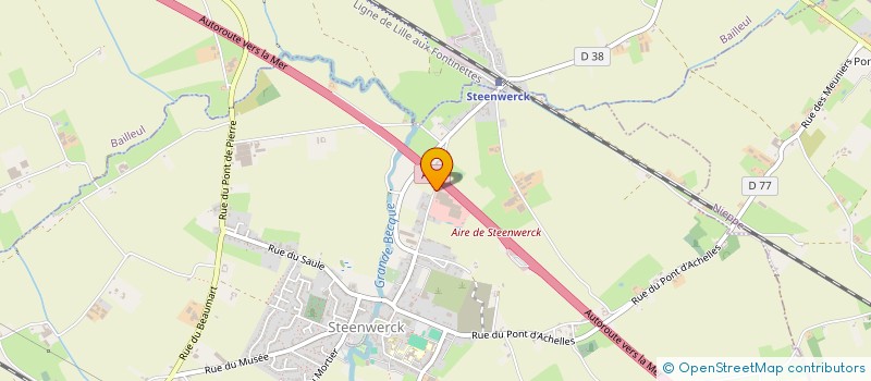 localisation de l'entreprise COLOMBOHAZ  STEENWERCK